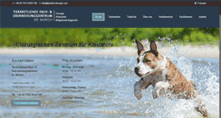 Desktop Screenshot of kleintierchirurgie.com