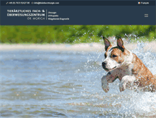 Tablet Screenshot of kleintierchirurgie.com